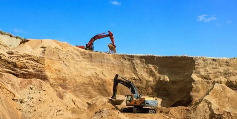 Песчаный карьер с лицензией