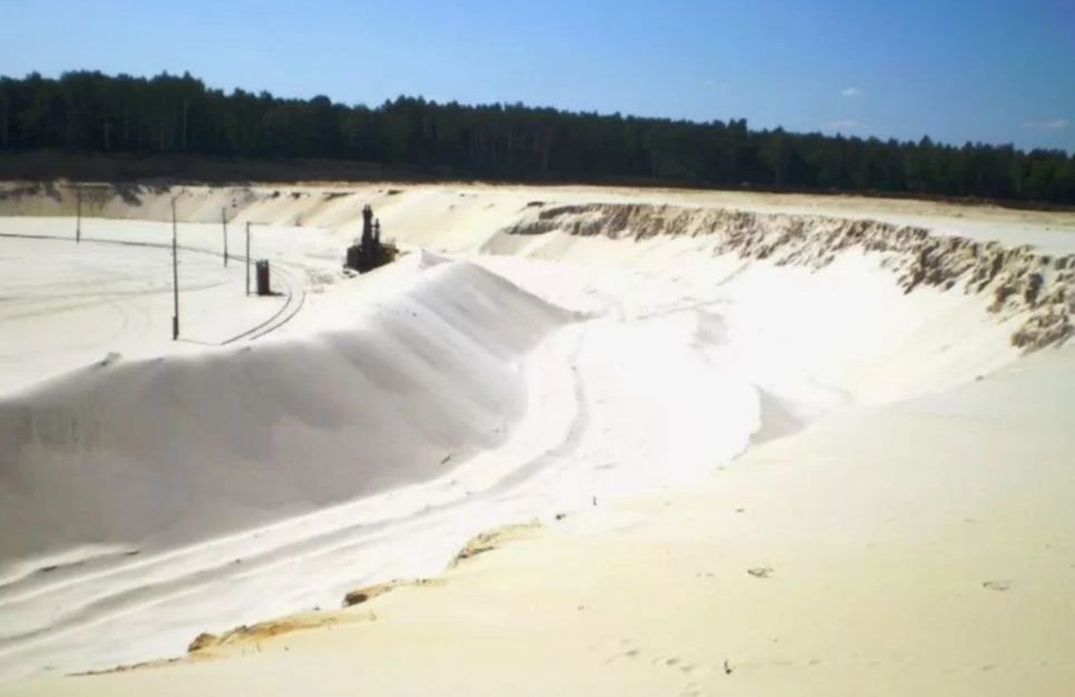 Песчаный карьер в Ульяновской области