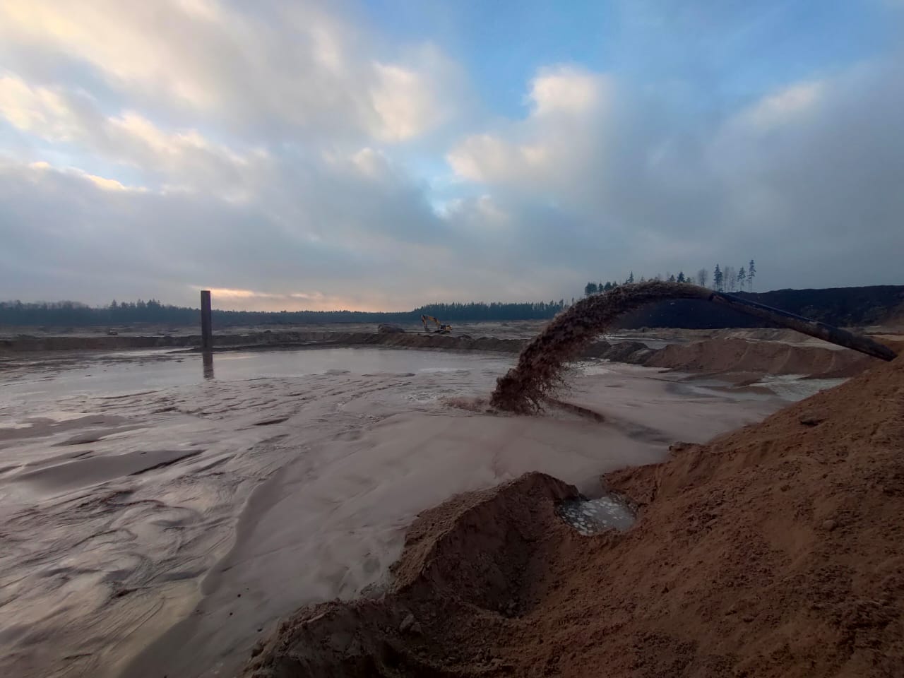 С новым песком!