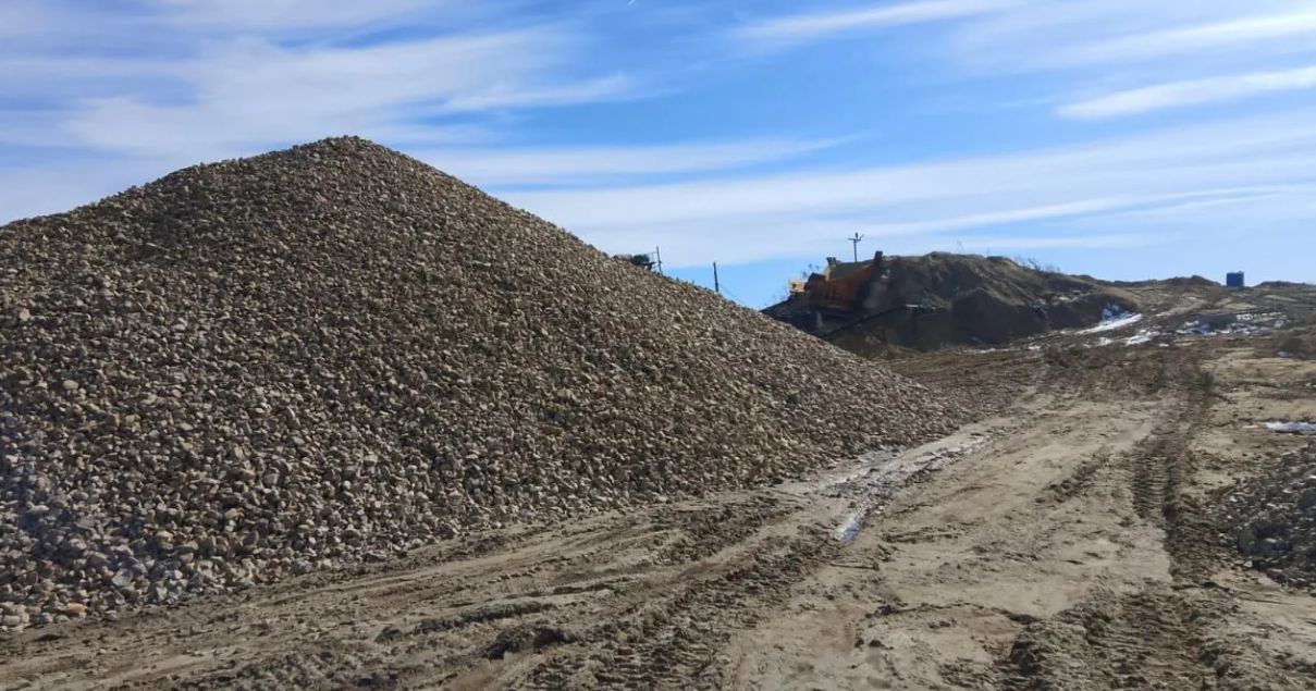Продажа карьера строительный песок и песчано-грави