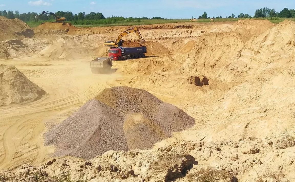 Карьер кварцевого песка