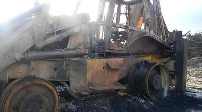 Полностью сгорел, никто не пострадал. 