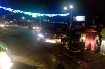 Lexus пострадал 