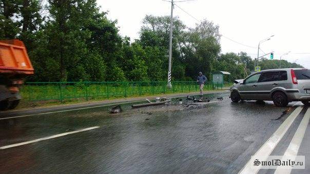 Вылетел на встречку 