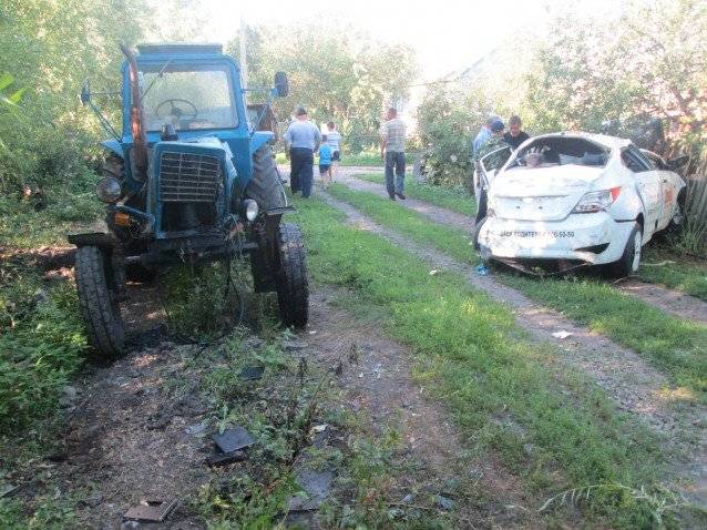 Hundai не справился с управлением 