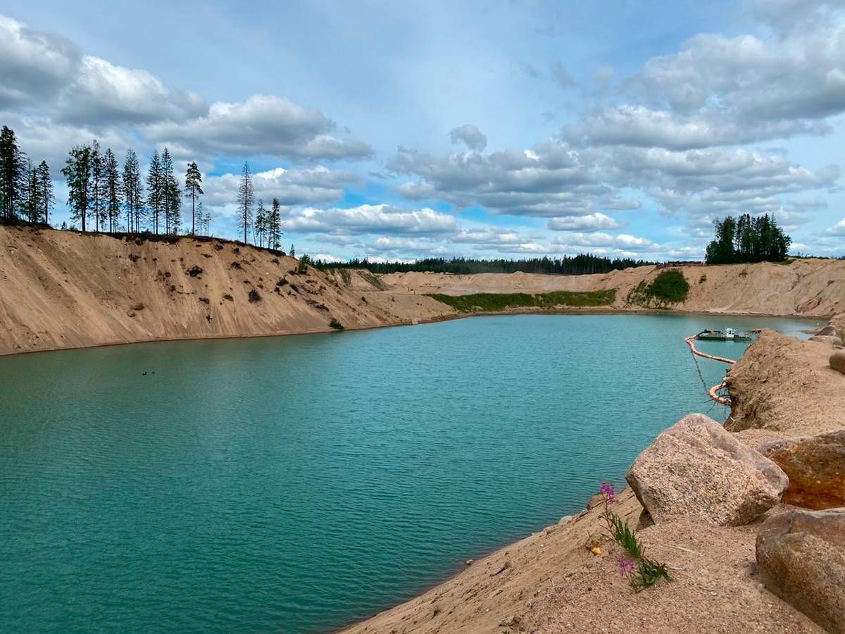 карьер Чайко Ленинградская область