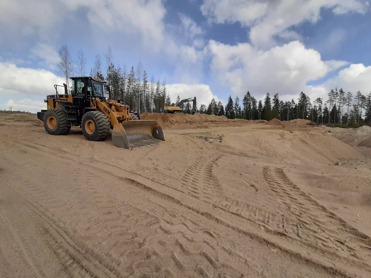 5 квартал карьер около  Выборга