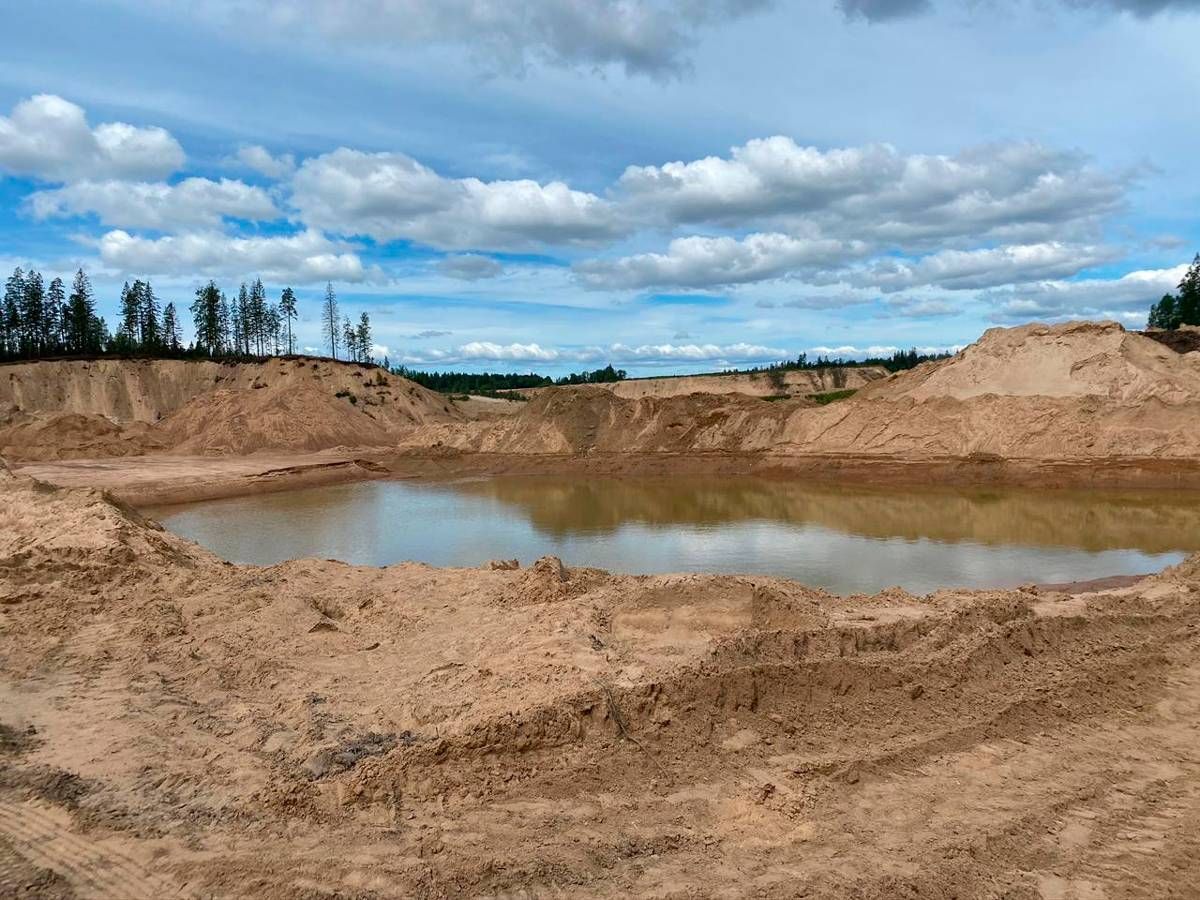 карьер Чайко Ленинградская область