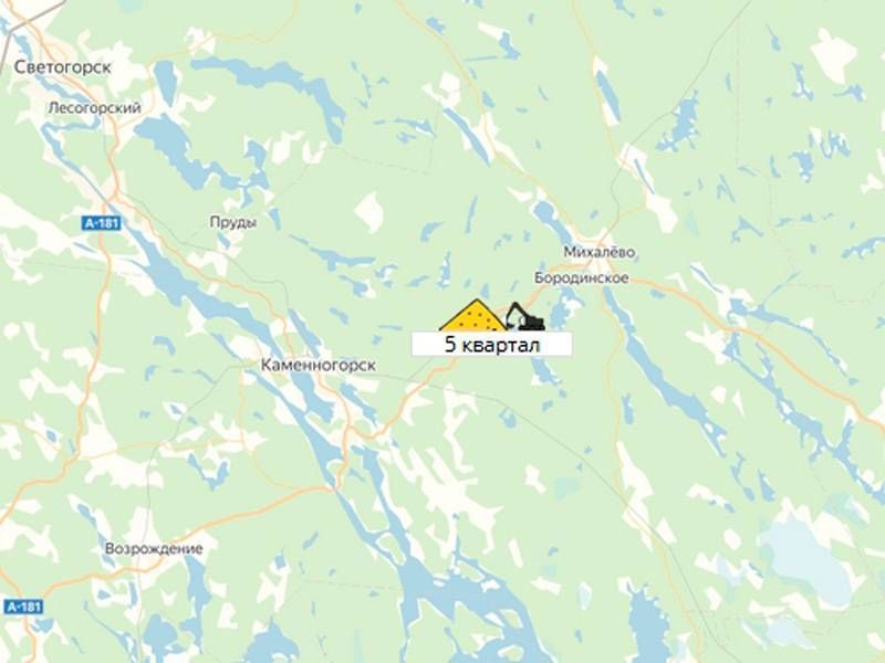 5 квартал карьер на карте