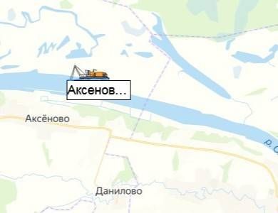 карьер Аксеновское на карте