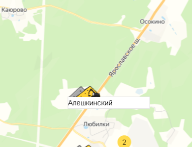 Карьер Алешкинский на карте