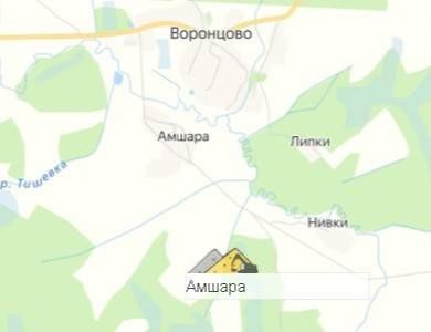 Карьер Амшара  на карте