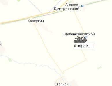 Андреедмитиевский  Щебзавод на карте