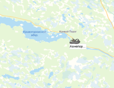 Карьер Авнепорожское на карте