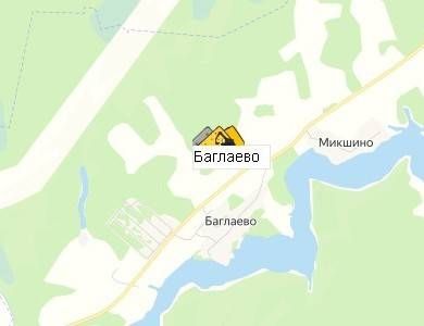 карьер Баглаевона карте