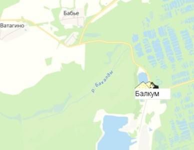 Карьер Балкум на карте