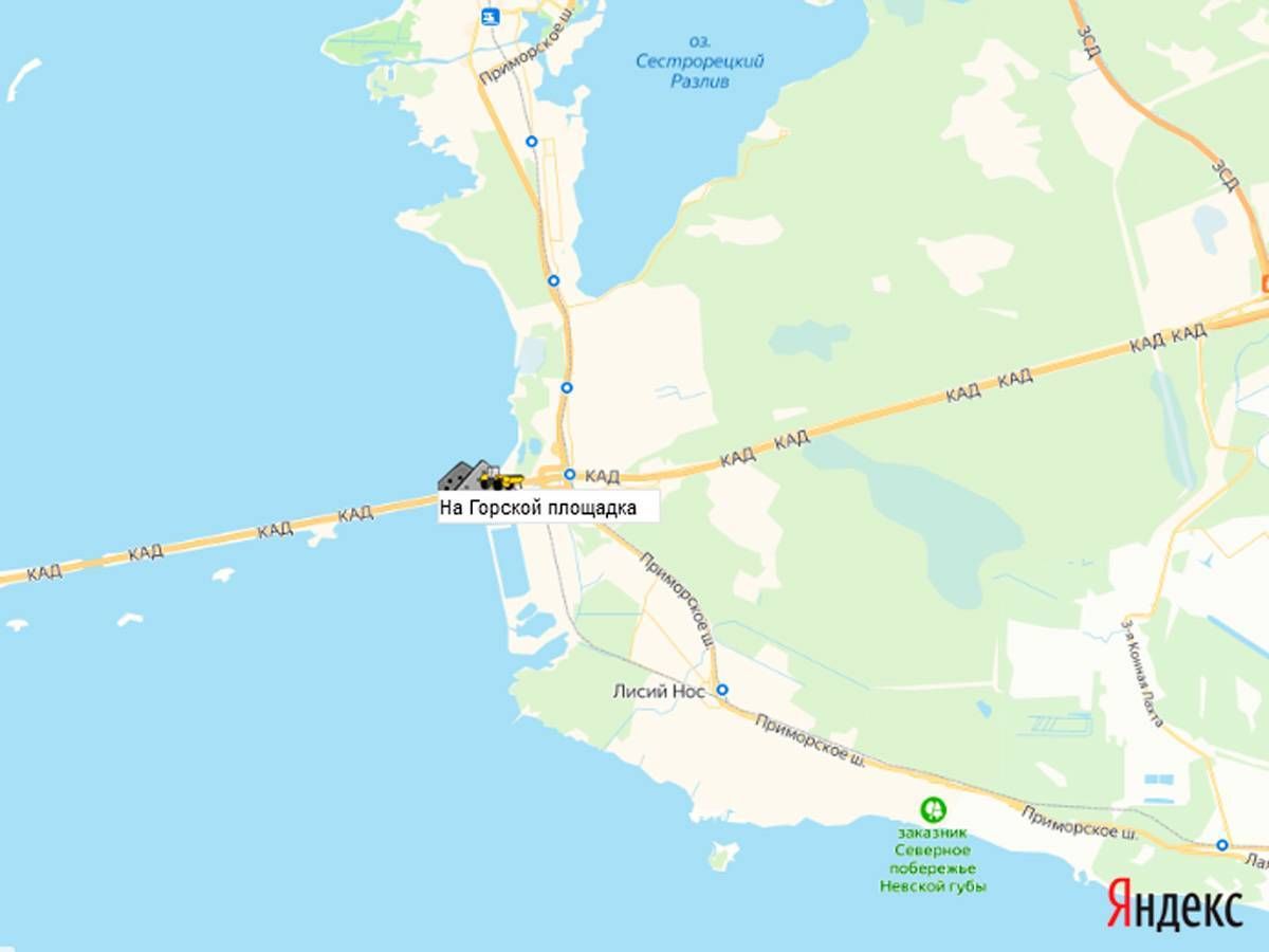 склад На Горской на карте