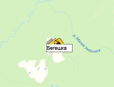 карьер Бегешка на карте
