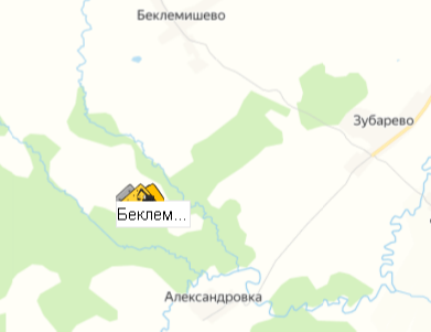 Карьер Беклемишево на карте