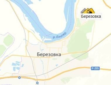 карьер Березовка на карте