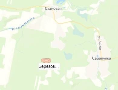 карьер Березовский мрамор на карте