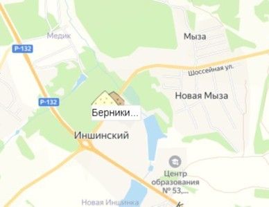 Берники Тула на карте