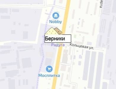 площадка Берники  на карте