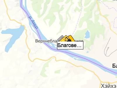 карьер Благовещенский на карте