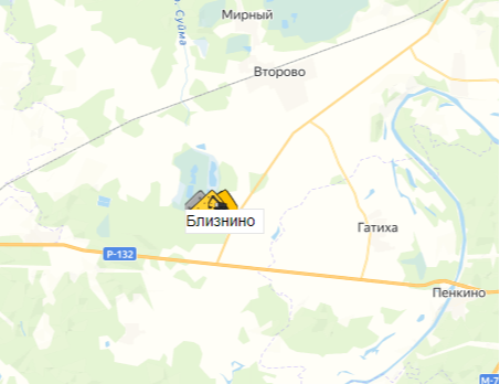 карьер Лаптево на карте