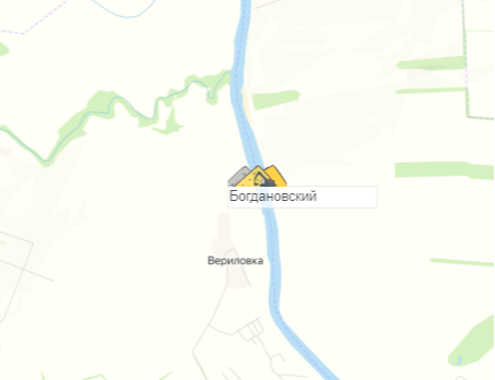 карьер Богдановский на карте