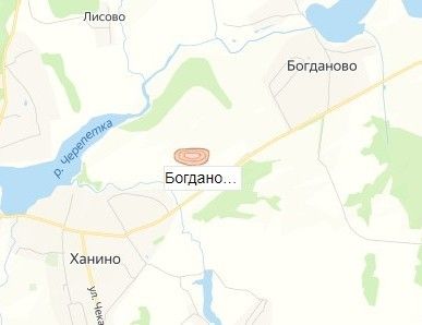 Карьер Богдановский на карте