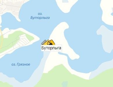 Карьер Буторлыга на карте