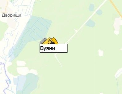 карьер Буяни на карте