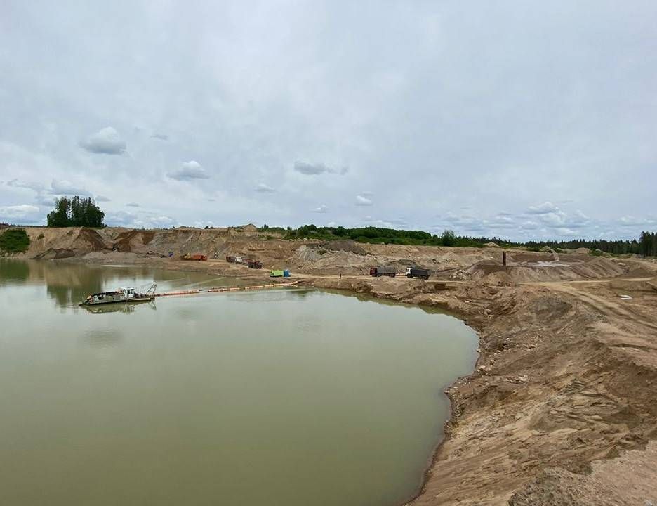 карьер Чайко Ленинградская область