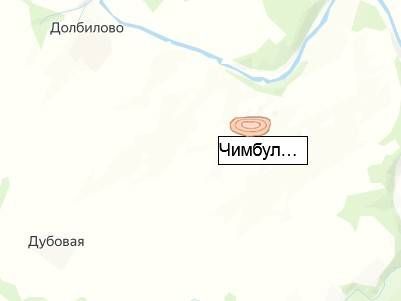 Чимбулатский карьер на карте