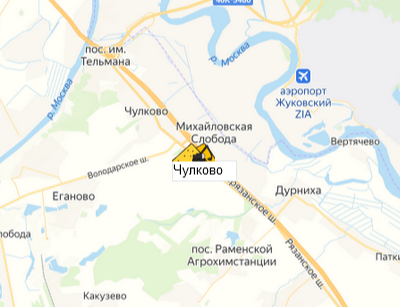 карьер Чулково  на карте