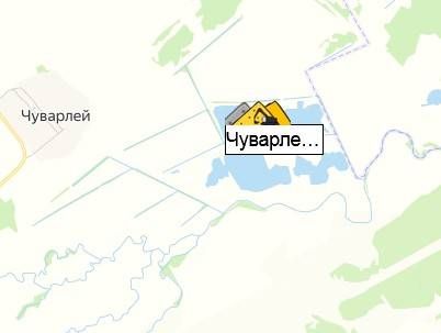 карьер Чуварлейский на карте
