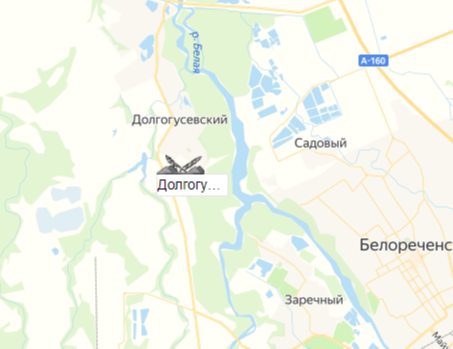 Карьер Долгогусевское на карте