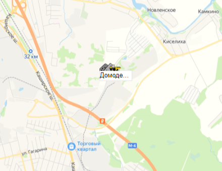 Домодедово база на карте