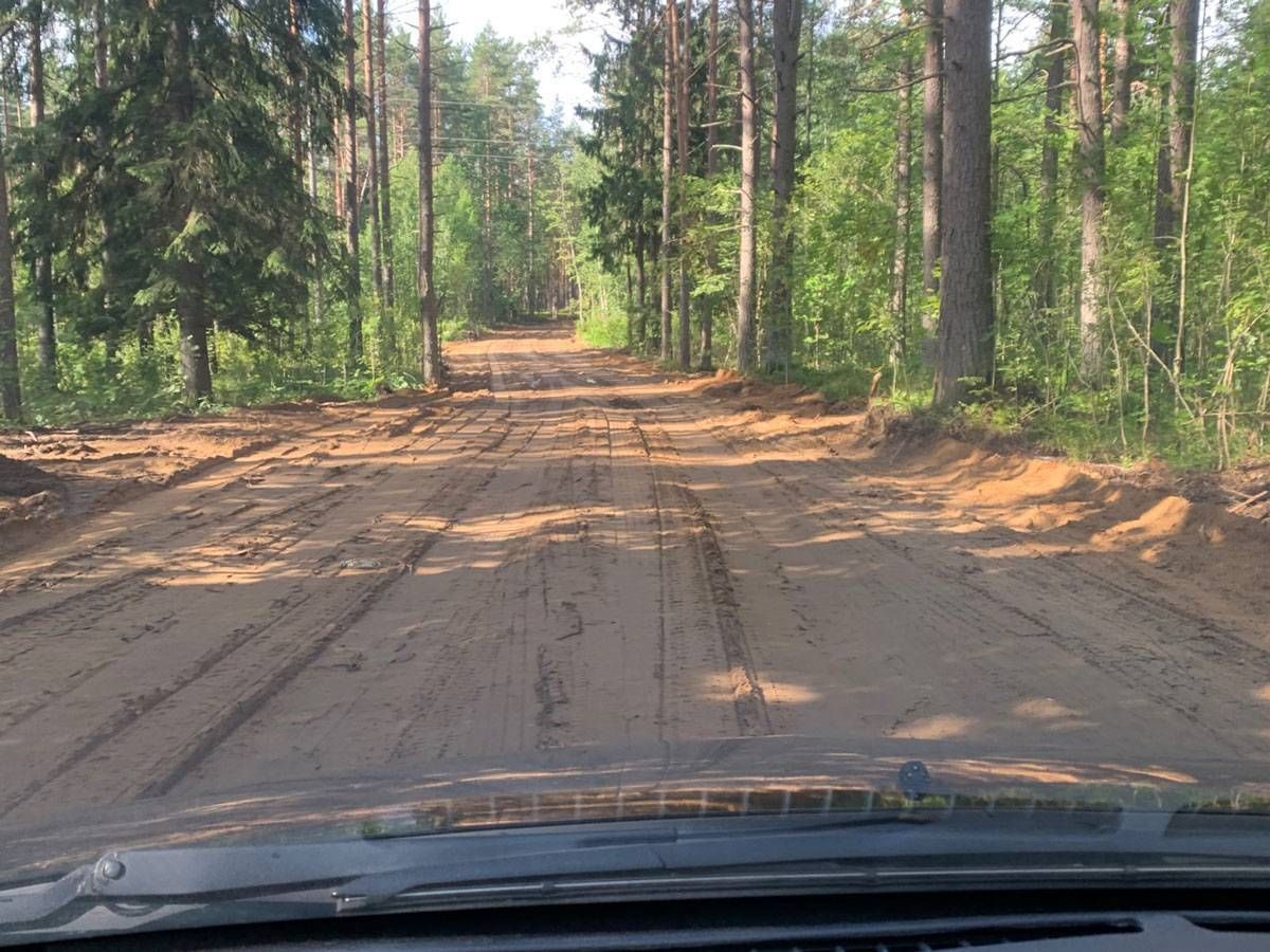 Подъездные пути к карьеру были  вот такие