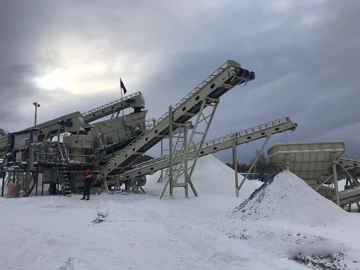 Абзаковский карьер Дробильно-сортировочное оборудование