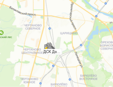 карьер ДСК Дорожная на карте