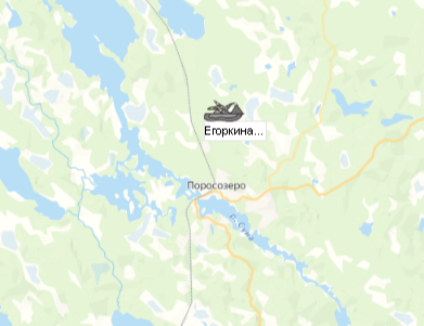 Карьер Егоркина Горка на карте