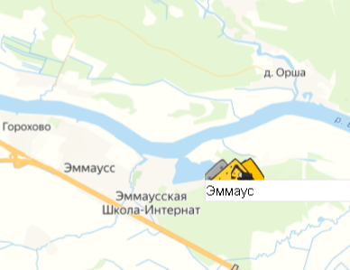 Карьер Эммаус на карте