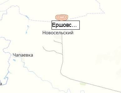 карьер Ершовский на карте