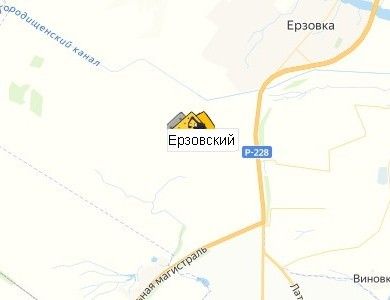 Ерзовский карьер на карте