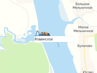 Фоминское на карте