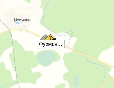 карьер Фурмановский на карте