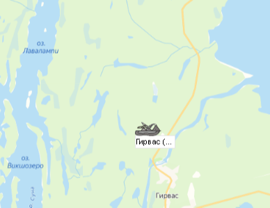 Карьер Гирвас (Койкарский) на карте