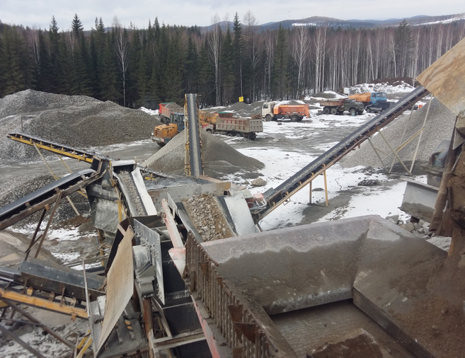 карьер Гора Калиновая Свердловская область